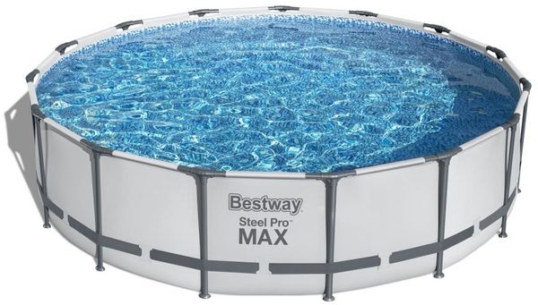 Steel Pro Max Rahmenpool 457 X 107 15 Fuß Bestway 5In1 + Pumpe + Leiter + Abdeckung