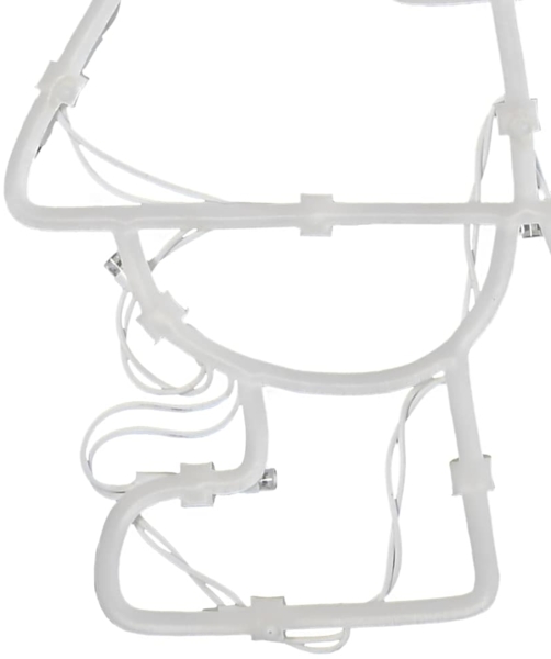 vidaXL Weihnachtsbeleuchtung Weihnachtsmann-Silhouette 2 Stk. 35 LEDs 4019598 Bild 6