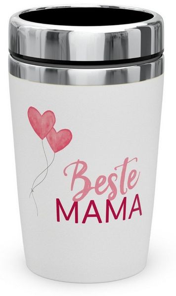 Thermobecher Isolierbecher Kaffeebecher To Go 240ml la vida Beste Mama 3887351