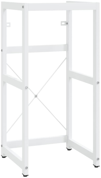 vidaXL Badezimmer Waschtischgestell Weiß 40x38x83 cm Eisen 338496