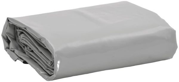 vidaXL Abdeckplane Grau 1,5x20 m 650 g/m² 156119