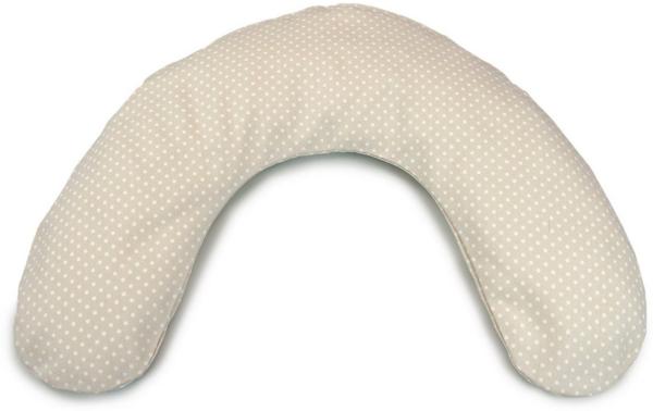 Theraline Frühchenkissen 100 x 15 inkl. Bezug Punkte beige Mikroperlen