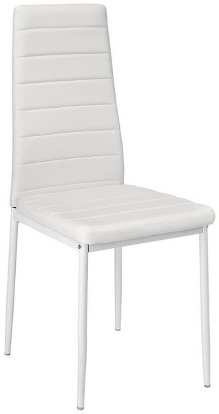 tectake Esszimmerstuhl Set Esszimmerstuhl (4er Set, 4 St), gepolstert mit Kunstlederbezug Bild 2