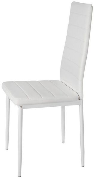 tectake Esszimmerstuhl Set Esszimmerstuhl (4er Set, 4 St), gepolstert mit Kunstlederbezug Bild 3
