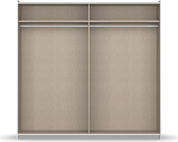 rauch Kleiderschrank; Schwebetürenschrank KRONACH, 2-türig, Alpinweiß, 218x210x59xcm Bild 6