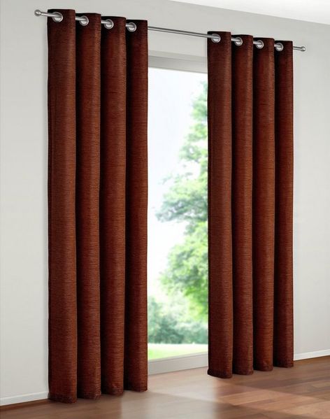 Wirth Vorhang Trondheim 328 g/m² (1 St), Ösen, blickdicht, Chenille