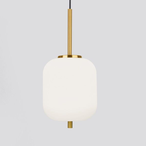 Nova Luce 9624065 LATO Pendelleuchte 16,5cm Gold Opal E14