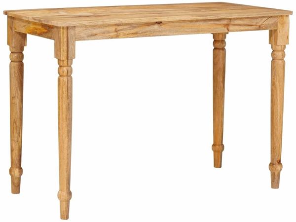 vidaXL Couchtisch Braun 110 x 55 x 77 cm Massivholz Mango 4104586 Bild 3
