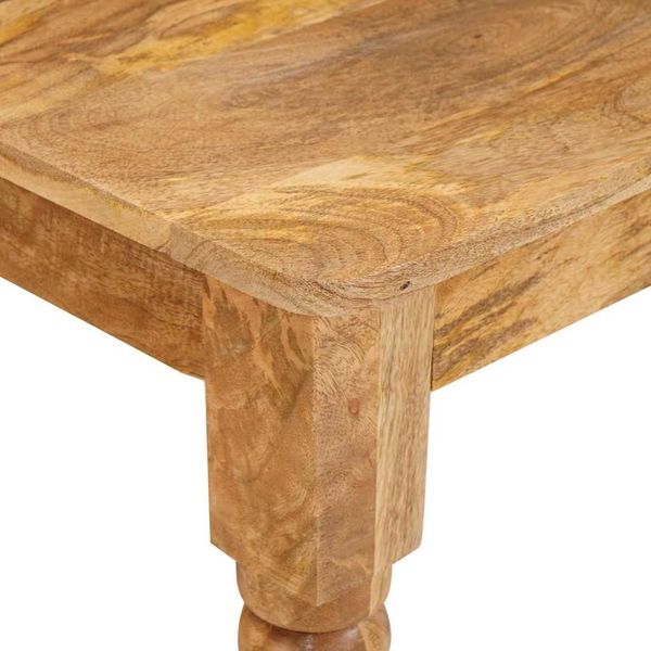 vidaXL Couchtisch Braun 110 x 55 x 77 cm Massivholz Mango 4104586 Bild 7