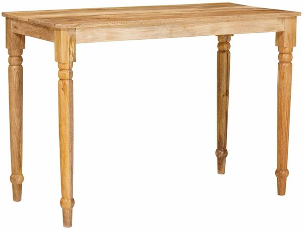 vidaXL Couchtisch Braun 110 x 55 x 77 cm Massivholz Mango 4104586