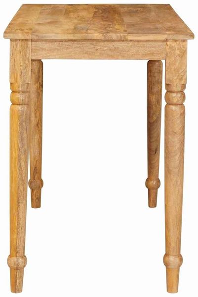 vidaXL Couchtisch Braun 110 x 55 x 77 cm Massivholz Mango 4104586 Bild 5