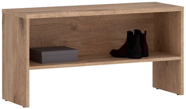 IDIMEX Schuhbank MALEA, Flurbank Sitzbank Schuhregal mit Ablage Viking Eiche