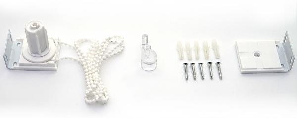 Rollo HWC-D52, Fensterrollo Seitenzugrollo Jalousie, 70x230cm Sonnenschutz Verdunkelung blickdicht ~ grau Bild 4