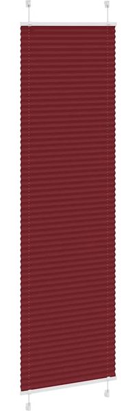 vidaXL Plissee Bordeauxrot 60x200 cm Stoffbreite 59,4 cm Polyester 4015254 Bild 3