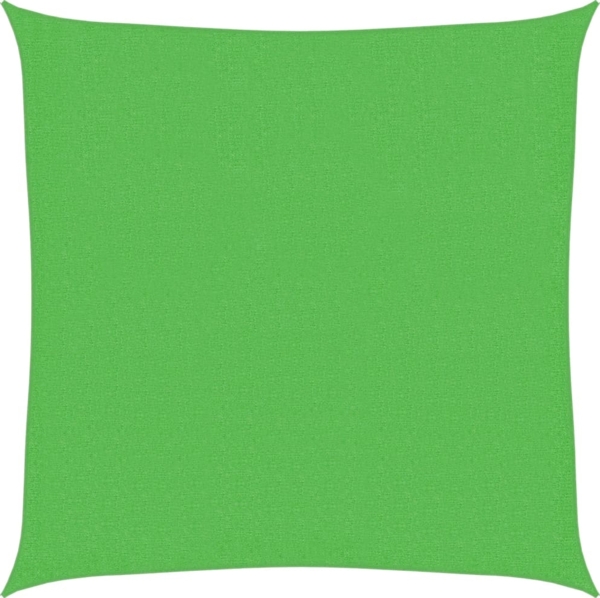 vidaXL Sonnensegel 160 g/m² Hellgrün 3x3 m HDPE 311274