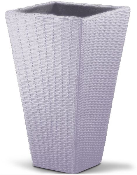 Deuba® Blumentopf 59 Liter 70x40x40cm Wetterfest Bruchfest Kunststoff Indoor Outdoor Blumenkasten Pflanzkübel Blumenkübel Grau