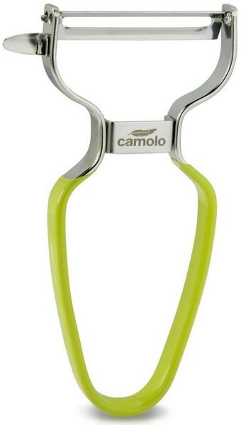 Camolo Sparschäler Camolo Universal Gemüseschäler – Scharf, präzise & mühelos schälen, Edelstahl 18/10, Pendelschäler, Klinge wechselbar