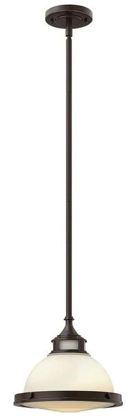 Pendelleuchte, Deckenlampe, Bronze, H 24,8 cm