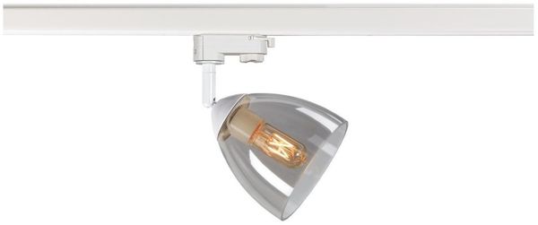 SLV 1006158 PARA CONE GL GU10 3-Phasen Spot weiß transparent