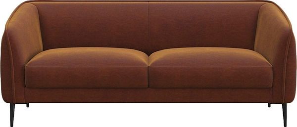 FLEXLUX 2,5-Sitzer Belle Designsofa, Couch, bequem durch Kaltschaum im Sitz, Skandinavisches Design, In hochwertiger Verarbeitung