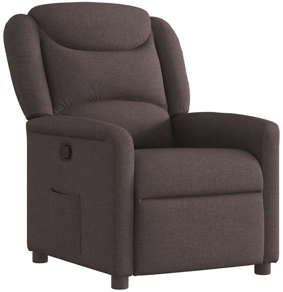 vidaXL Relaxsessel Dunkelbraun Stoff 4015601 Bild 2