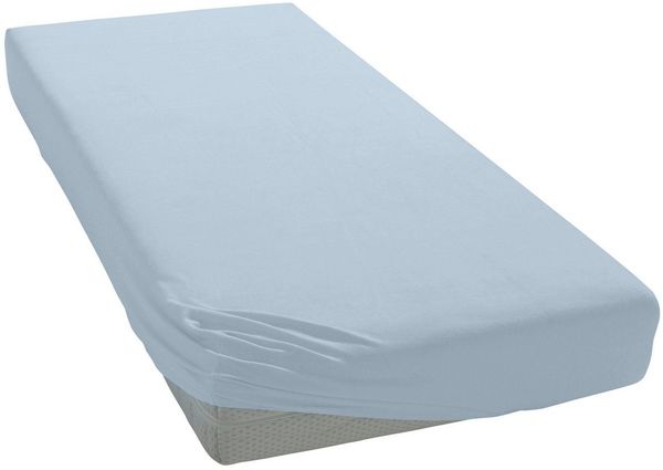 OTTO home Spannbettlaken Cremona, BASIC und PREMIUM Qualität, mit Elasthan, Baumwolle, Jersey (145 g/m), Gummizug: rundum, (1 Stück), Jersey Bettlaken ab Größe 90x200 cm, Strapazierfähig und langlebig
