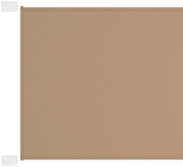 vidaXL Senkrechtmarkise Taupe 180x1000 cm Oxford-Gewebe 148421