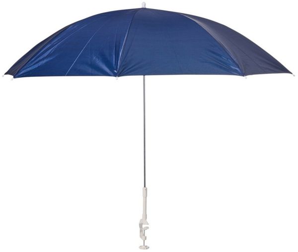 Meinposten Sonnenschirm Buggy Kinderwagen Sonnenliege Sonnenschutz UV 50+ Pink Blau 100 cm, beim Angeln, auf dem Balkon, am Sandkasten, oder für den Campingstuhl
