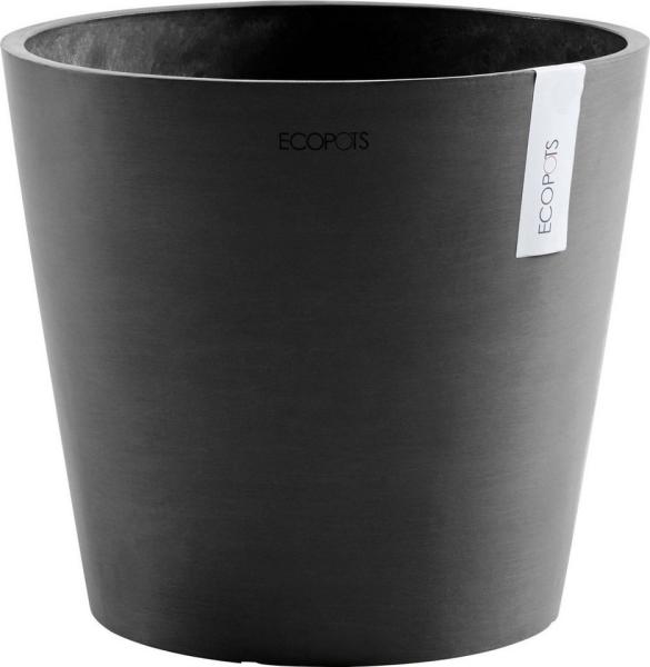 Ecopots Pflanztopf Amsterdam Ø 40 x 35 cm dunkelgrau
