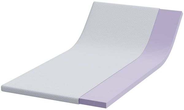 vidaXL Matratzenauflage, Jacquard Stoff weiß, Höhe 5 cm, 90x190 cm Bild 3