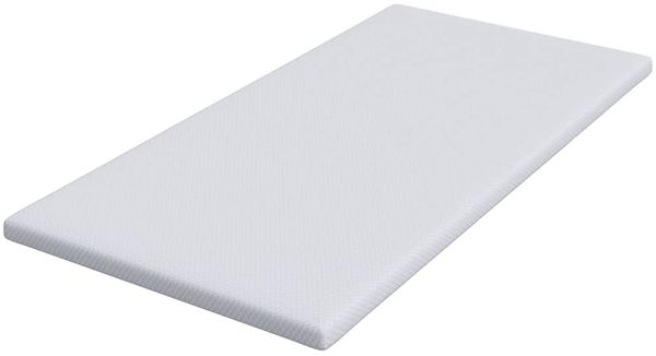 vidaXL Matratzenauflage, Jacquard Stoff weiß, Höhe 5 cm, 90x190 cm Bild 4