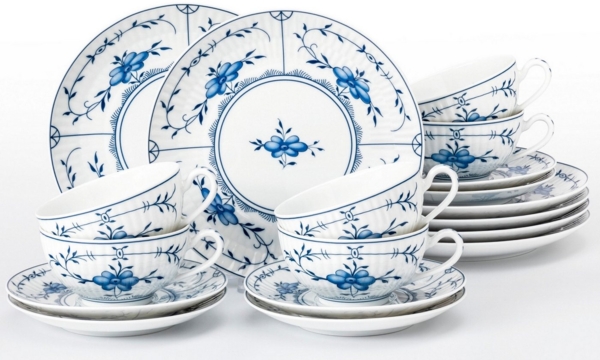 Seltmann Weiden Amina Strohblume Teeservice 18-teilig