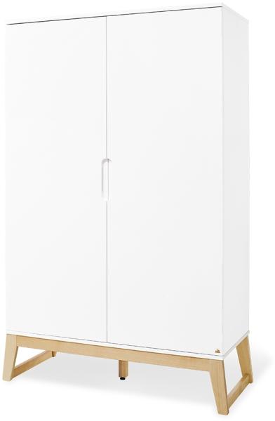 Pinolino Kinderzimmer Bridge extrabreit, 3-tlg, mit Kinderbett, extrabreiter Wickelkommode, 2- türigem Kleiderschrank, edelmatt und massive Esche Bild 9