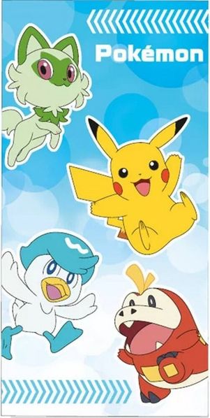 POKÉMON Badetuch Pokémon Generation 9 Badetuch, Strandtuch 70x140cm 100% Baumwolle, 100% Baumwolle (1-St)