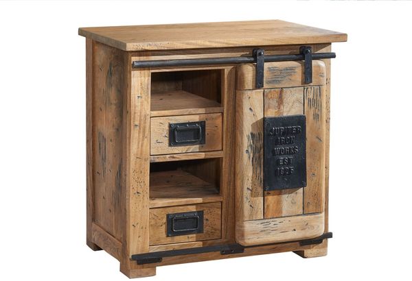 Kommode Mango 70x45x70 natur lackiert RAILWAY #123