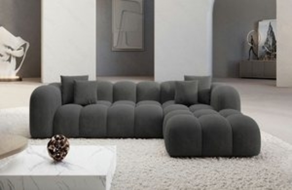 Sofa Dreams Ecksofa Stoffsofa Eckcouch Polster Eck Sofa Formentera L Form kurz Stoff, Loungesofa Bild 6