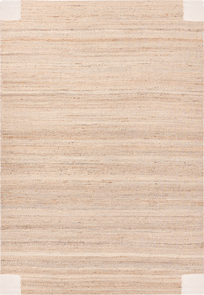 Teppich AMRAVATI Hellbeige 160 x 230 cm Jute