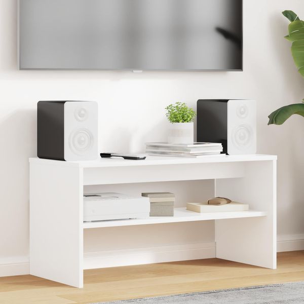 vidaXL TV-Schränk 80 x 35 x 40 cm Weiß Holzwerkstoff 8000300