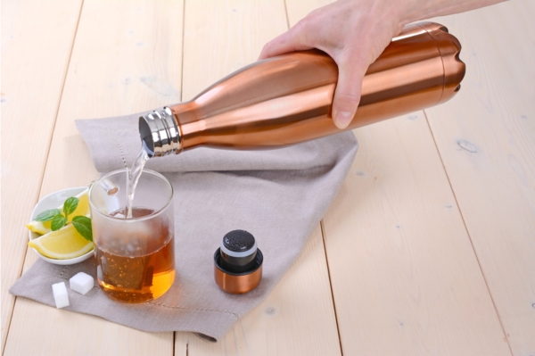 Isolierflasche Kupferfarben/Edelstahl 750 ml Bild 7