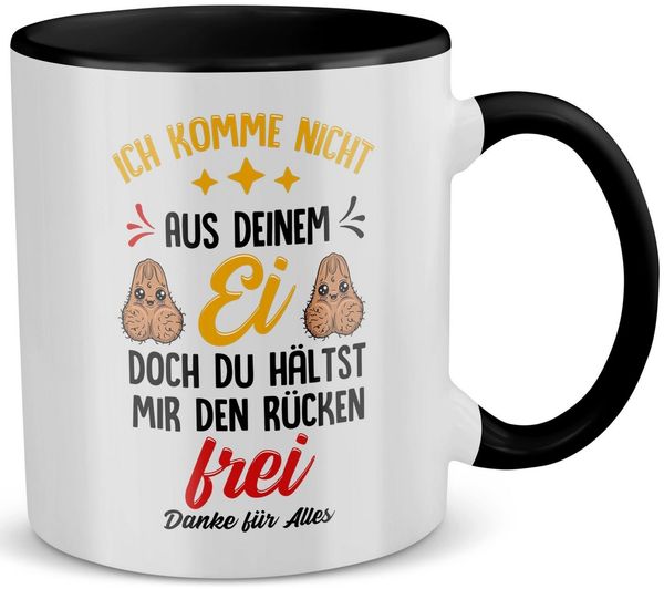 22Feels Tasse Stiefpapa Geschenk Vatertag Bonus Stiefvater Geburtstag Kaffeetasse, Keramik, Made in Germany, Spülmaschinenfest, Zweifarbig