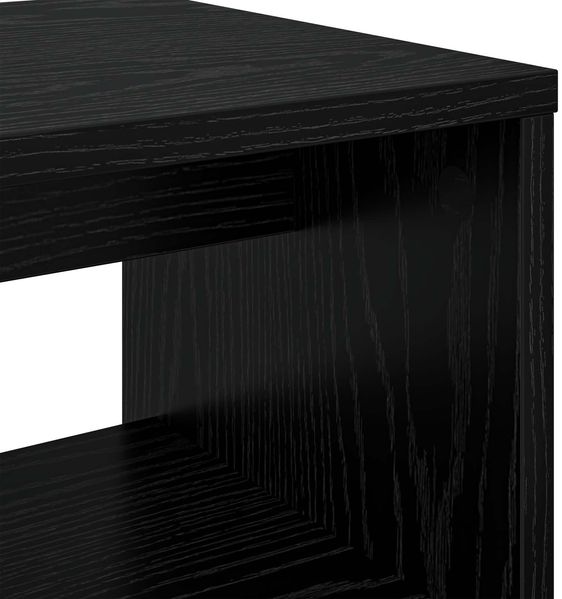 vidaXL TV-Schränk Schwarz Eichen-Optik 60 x 30 x 40 cm Holzwerkstoff 8000317 Bild 8