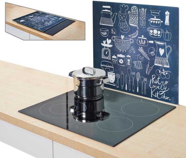 Glasschutzplatte auf dem Herd - groß, Glas, ZELLER Lovely Kitchen