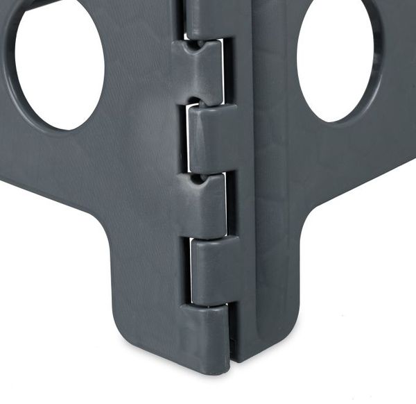 Relaxdays 2 x Klapphocker faltbar XL dunkelgrau Bild 8