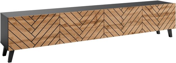 INOSIGN Lowboard PHUKET, TV-Board mit Strukturfront, Breite ca. 190 cm