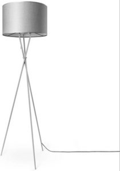 Paco Home Stehlampe KATE CANVAS UNI COLOR, ohne Leuchtmittel, Wohnzimmer Dreibein Stoffschirmlampe Standleuchte Textil Schirm E27 Bild 6