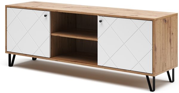 Lowboard Nizza Artisan-Eiche 150 x 55.2 cm Vicco