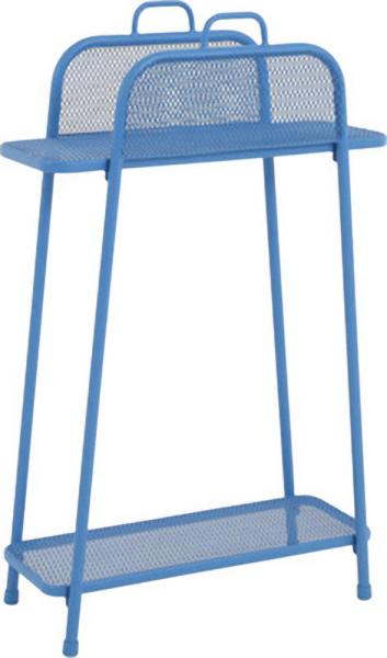 MWH Balkonregal Shelfo blau 65,5x27x105,5 cm