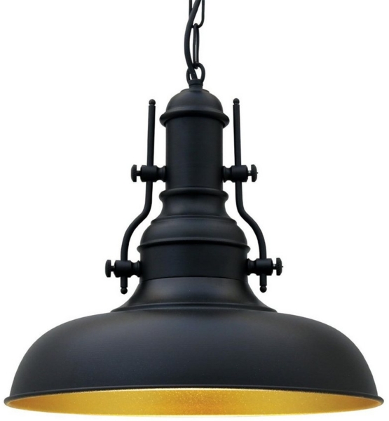 Bamyum Pendelleuchte Bamyum Pendelleuchte I Nota I Ø 31 cm Vintage Metall Lampe, ohne Leuchtmittel