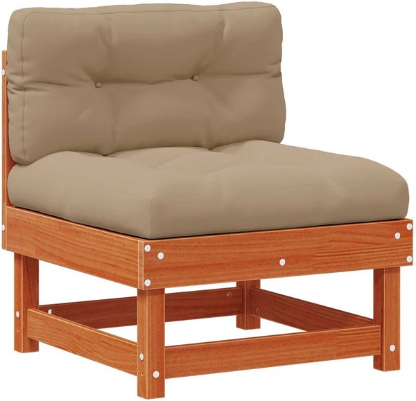 vidaXL Garten-Lounge-Set 7 pcs Wachsbraun Massives Kiefernholz 3418071 Bild 5