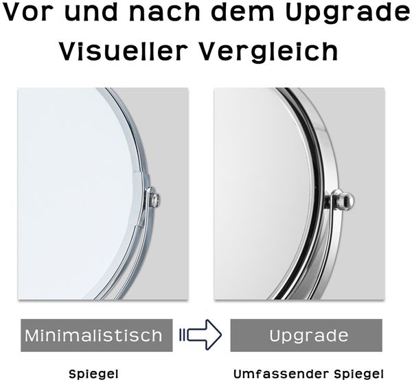 Schminkspiegel 10Fach Vergrößerung Spiegel Schminkspiegel Rasierspiegel Makeup Bild 8
